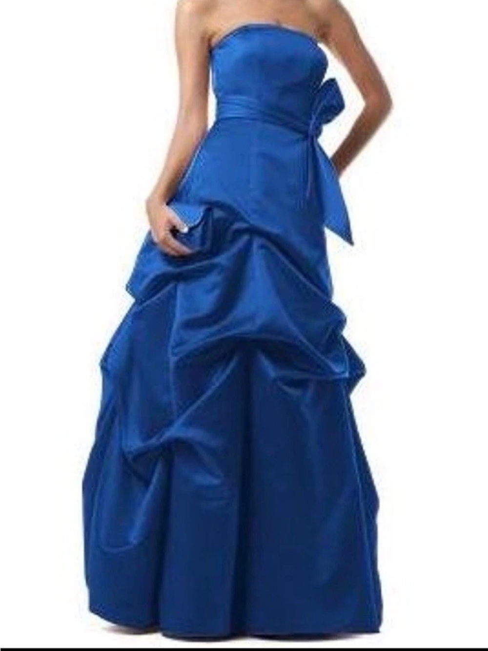 Davids Bridal Royal Blue Ball Gown Prom Dress 16 Shoes 11 Clutch Bolero Bundle